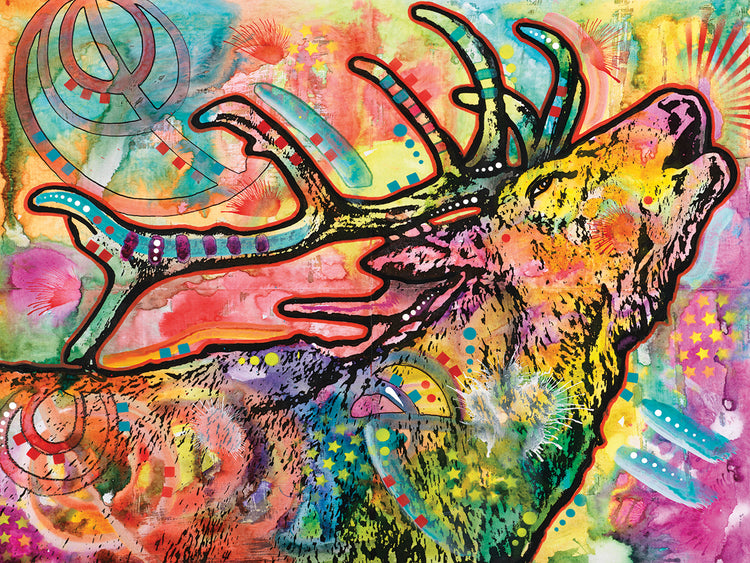 Call of the wild - highest quality handcrafted wall art work on large canvas & framed canvas prints by Dean Russo 