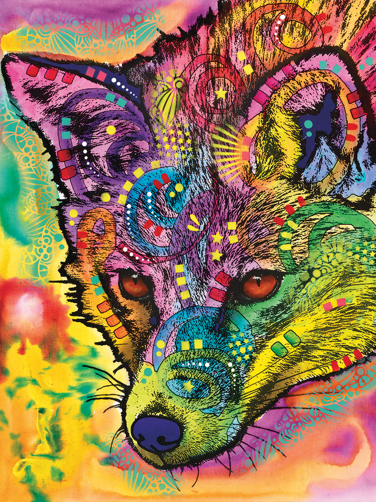 Sly as a Fox - highest quality handcrafted wall art work on large canvas & framed canvas prints by Dean Russo 