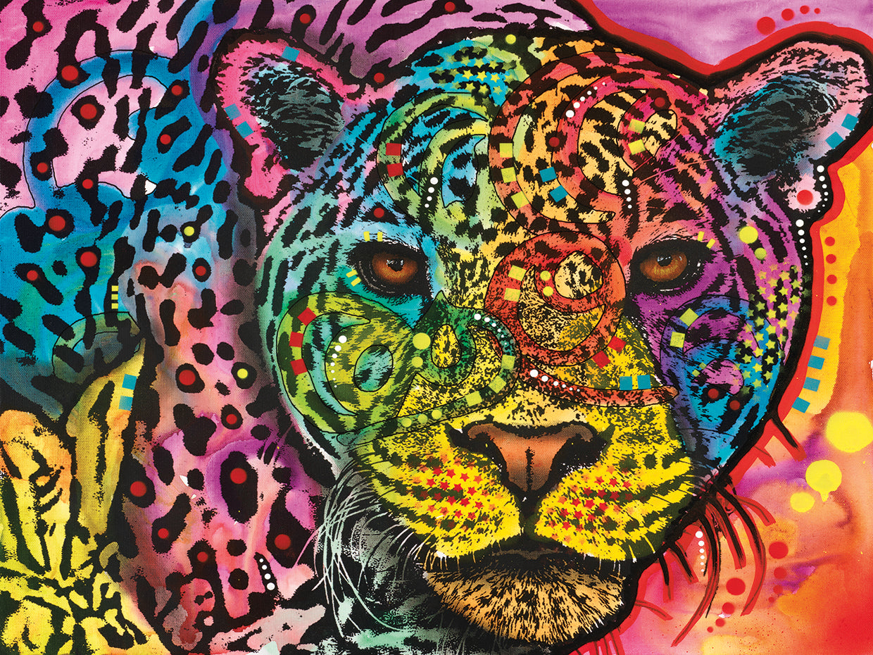 Leopard Spots - highest quality handcrafted wall art work on large canvas & framed canvas prints by Dean Russo 