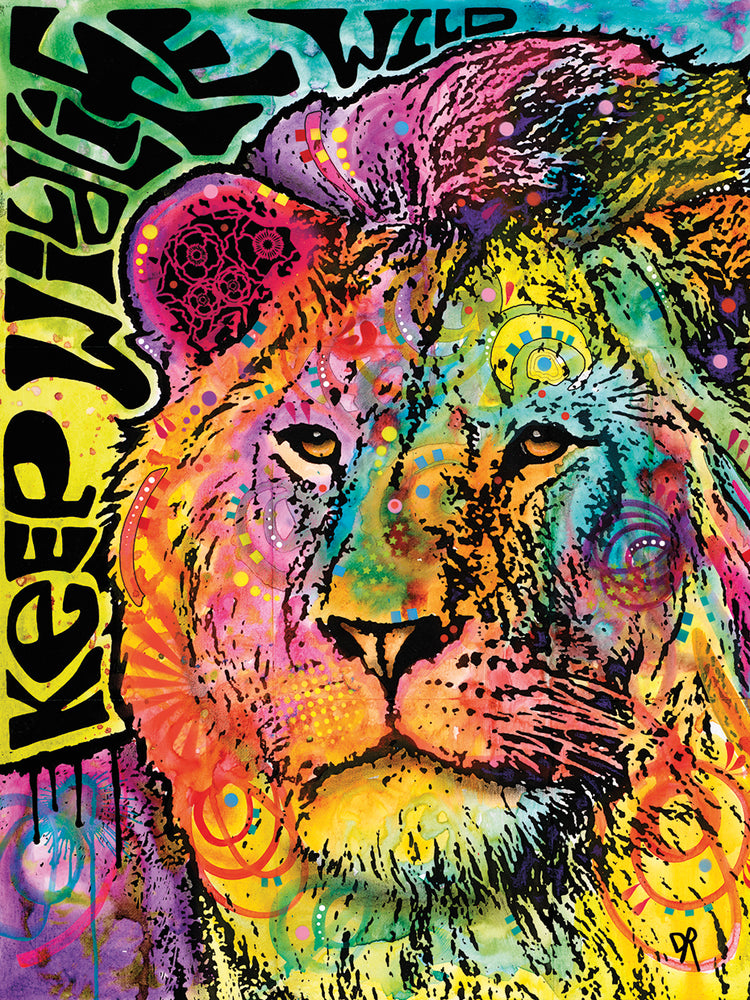 Keep the Wildlife Wild - highest quality handcrafted wall art work on large canvas & framed canvas prints by Dean Russo 