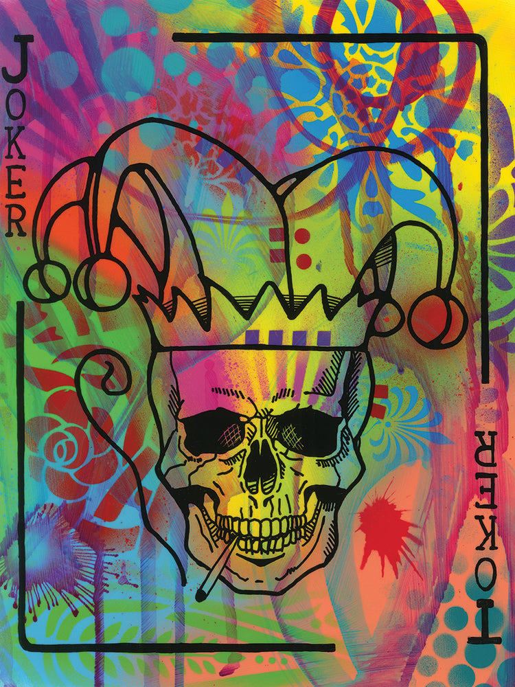 Jokers Wild - highest quality handcrafted wall art work on large canvas & framed canvas prints by Dean Russo 