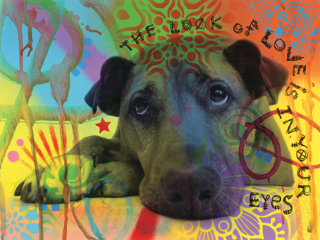 The Look of Love - highest quality handcrafted wall art work on large canvas & framed canvas prints by Dean Russo 