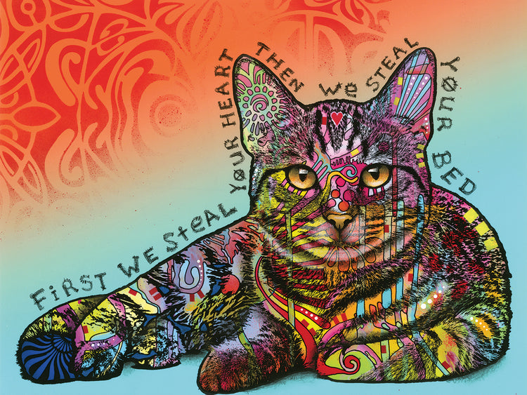 Steal Your Bed - highest quality handcrafted wall art work on large canvas & framed canvas prints by Dean Russo 