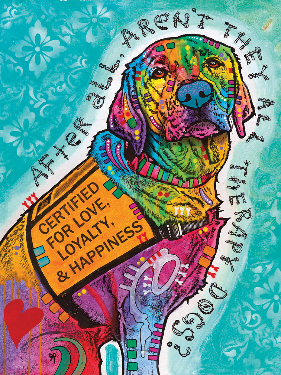 Certified For Love - highest quality handcrafted wall art work on large canvas & framed canvas prints by Dean Russo 