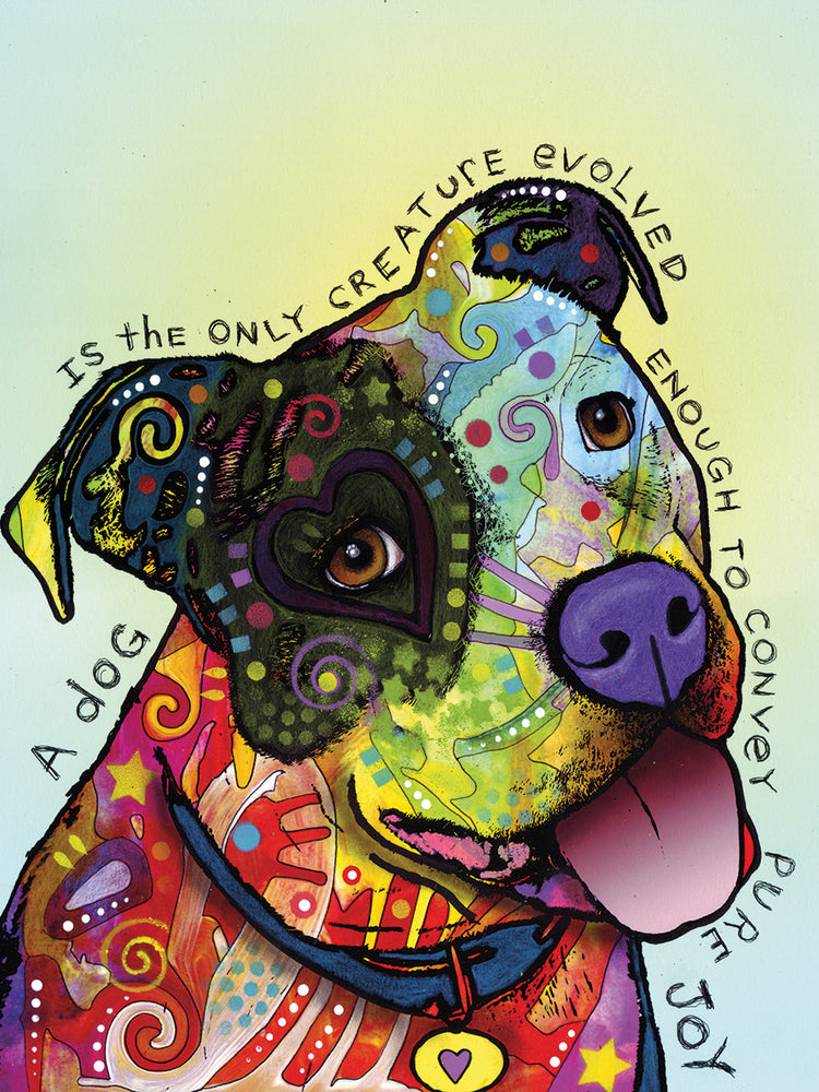 Pure Joy - highest quality handcrafted wall art work on large canvas & framed canvas prints by Dean Russo 