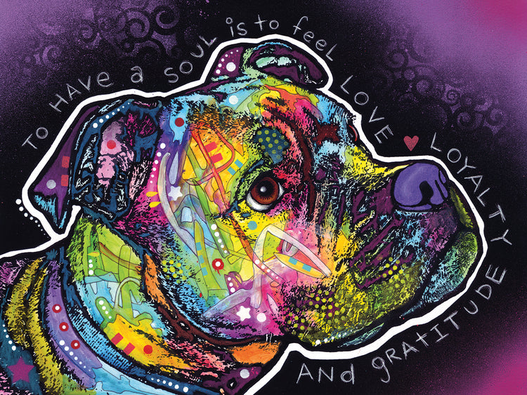 Soul - highest quality handcrafted wall art work on large canvas & framed canvas prints by Dean Russo 