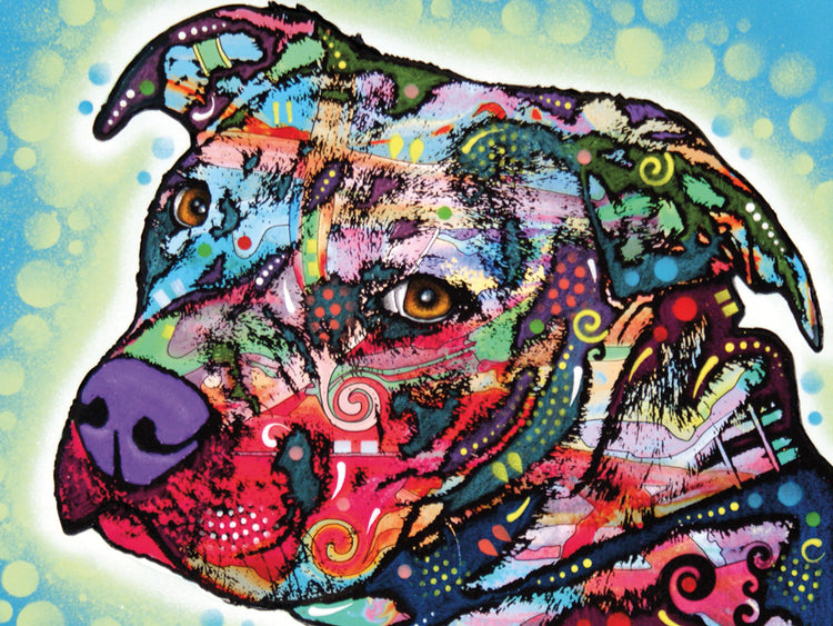 Bulls Eye - highest quality handcrafted wall art work on large canvas & framed canvas prints by Dean Russo 