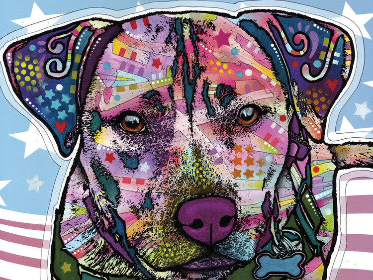 Dakota - highest quality handcrafted wall art work on large canvas & framed canvas prints by Dean Russo 