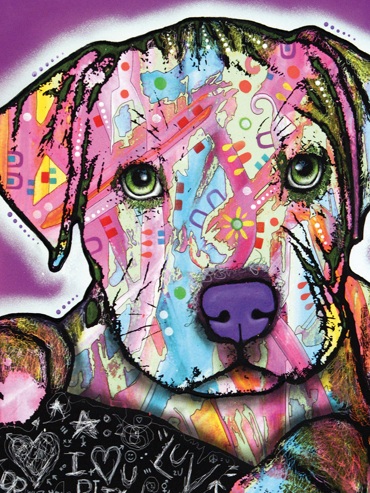Baby Pit- highest quality handcrafted wall art work on large canvas & framed canvas prints by Dean Russo 