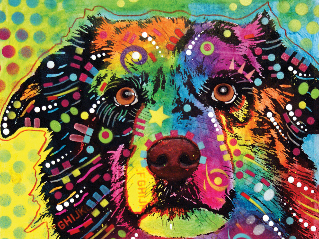 Straight Aussie - highest quality handcrafted wall art work on large canvas & framed canvas prints by Dean Russo 