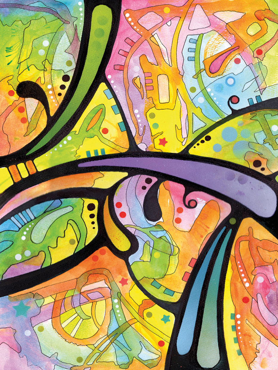Abstract - highest quality handcrafted wall art work on large canvas & framed canvas prints by Dean Russo 