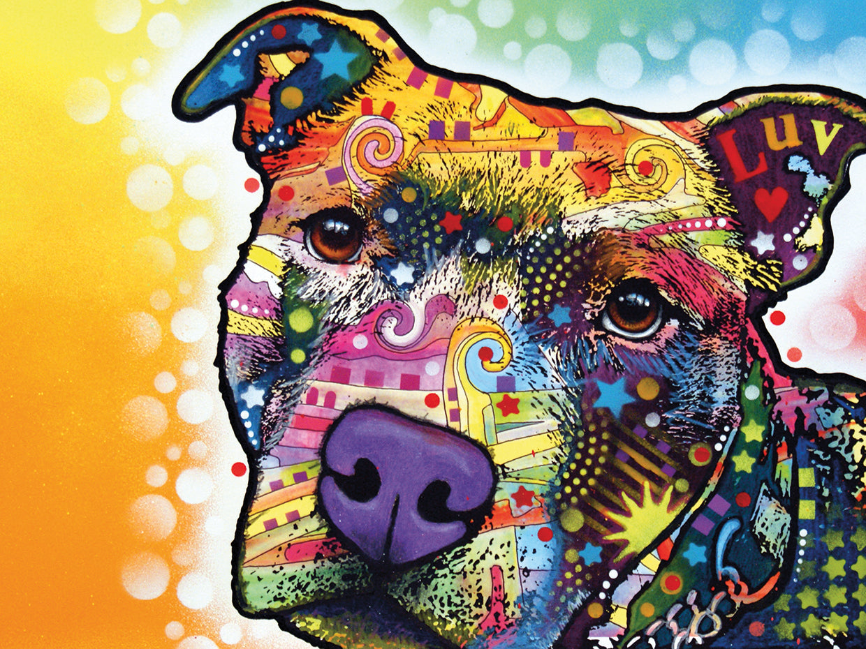 Contemplative Pit - highest quality handcrafted wall art work on large canvas & framed canvas prints by Dean Russo 