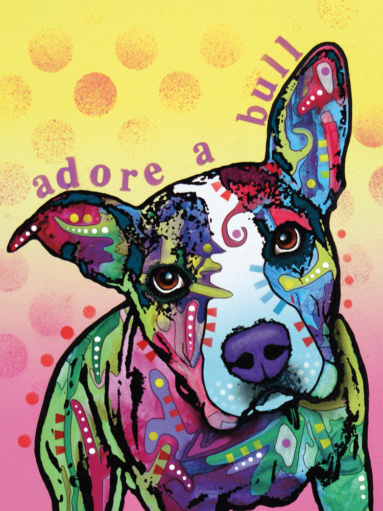 Adoreabull - highest quality handcrafted wall art work on large canvas & framed canvas prints by Dean Russo 