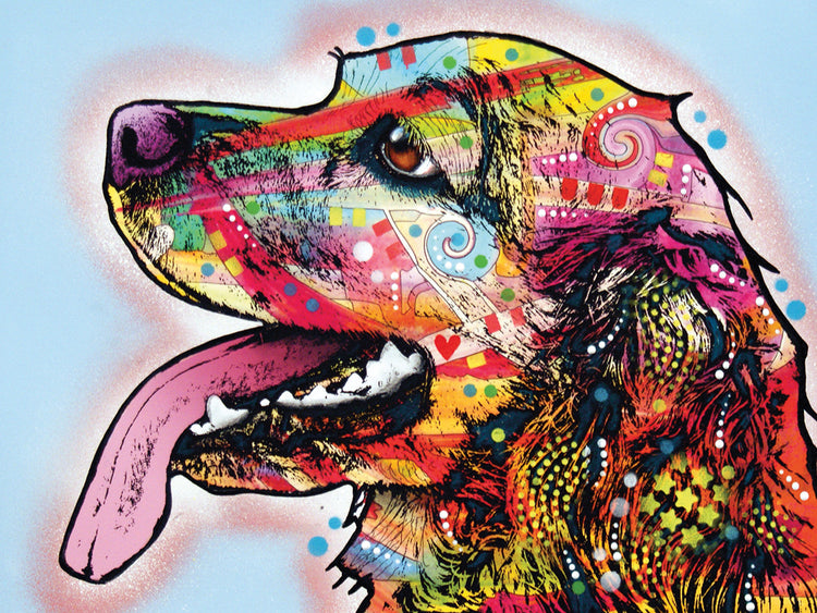 Cocker Spaniel - highest quality handcrafted wall art work on large canvas & framed canvas prints by Dean Russo 