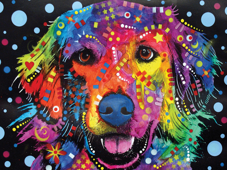 Love is Golden - highest quality handcrafted wall art work on large canvas & framed canvas prints by Dean Russo 