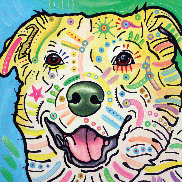 Maude - highest quality handcrafted wall art work on large canvas & framed canvas prints by Dean Russo 