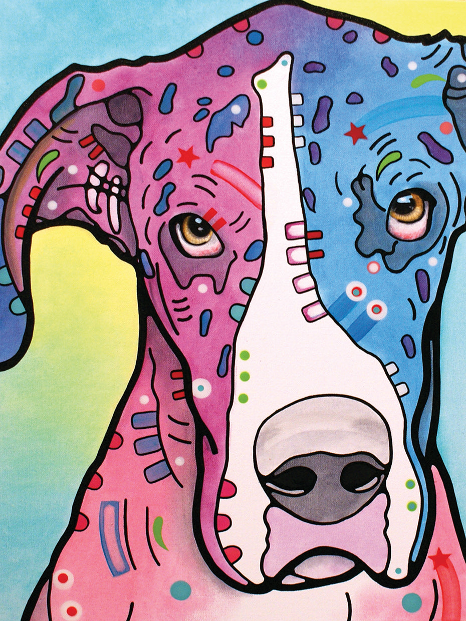 Nobody's Fool - highest quality handcrafted wall art work on large canvas & framed canvas prints by Dean Russo 