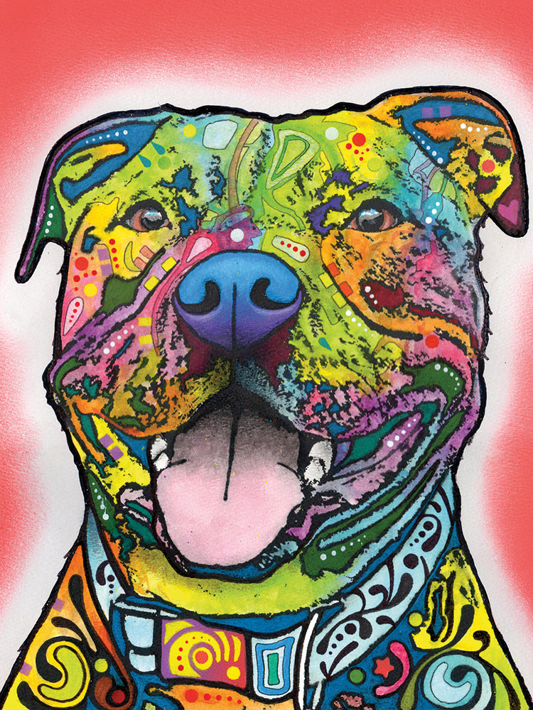 Blanche - highest quality handcrafted wall art work on large canvas & framed canvas prints by Dean Russo 