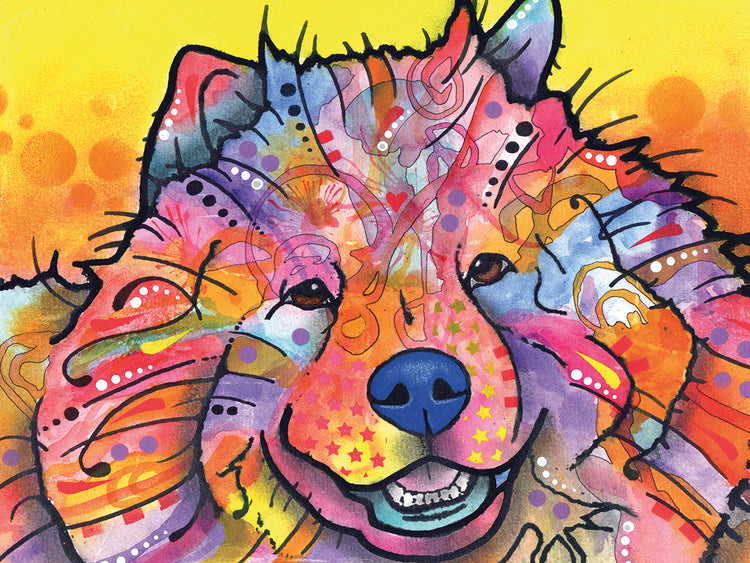 Benzi - highest quality handcrafted wall art work on large canvas & framed canvas prints by Dean Russo 