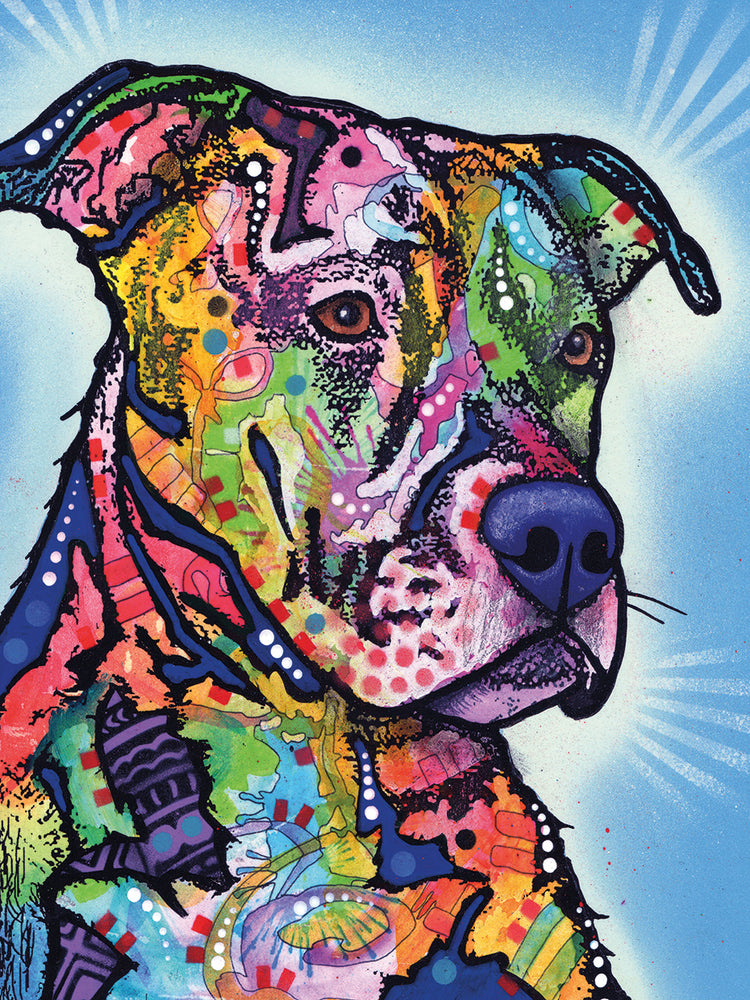 Deacon - highest quality handcrafted wall art work on large canvas & framed canvas prints by Dean Russo 