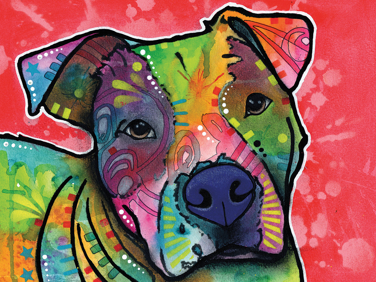 Julius - highest quality handcrafted wall art work on large canvas & framed canvas prints by Dean Russo 