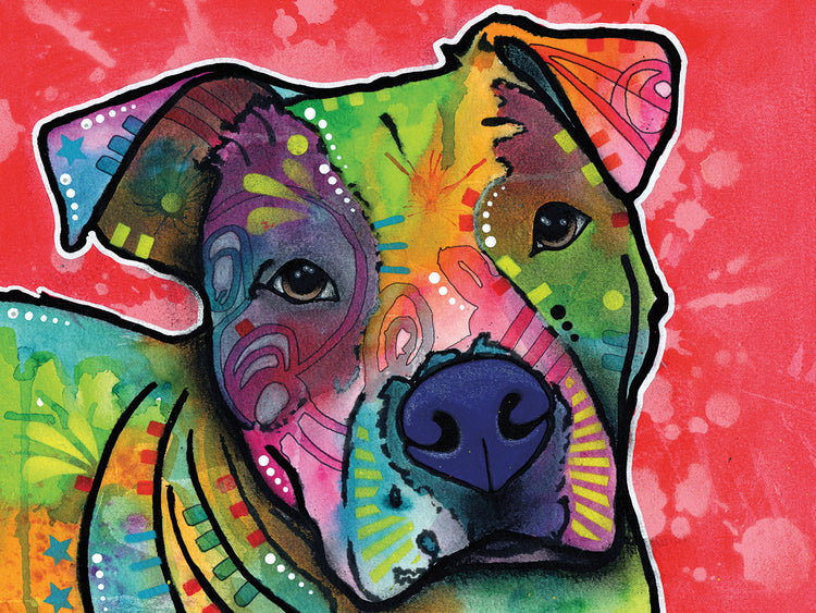 Julius - highest quality handcrafted wall art work on large canvas & framed canvas prints by Dean Russo 