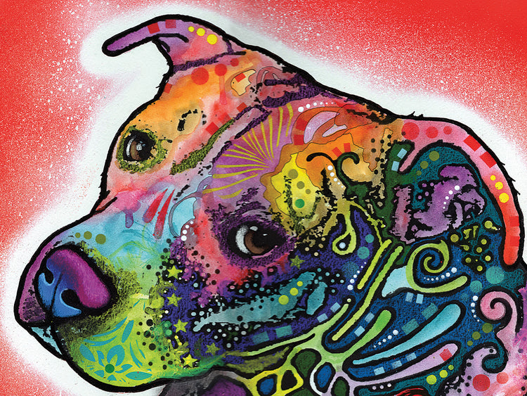 Mocha - highest quality handcrafted wall art work on large canvas & framed canvas prints by Dean Russo 