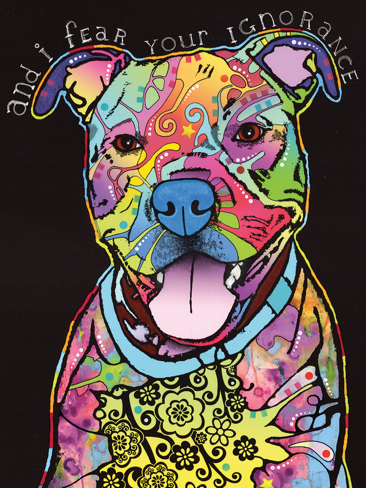 I Fear - highest quality handcrafted wall art work on large canvas & framed canvas prints by Dean Russo 