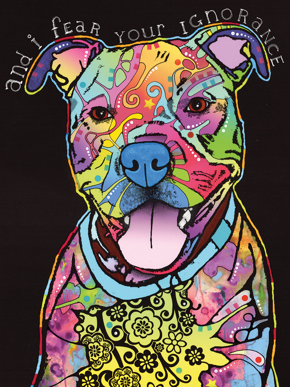 I Fear - highest quality handcrafted wall art work on large canvas & framed canvas prints by Dean Russo 