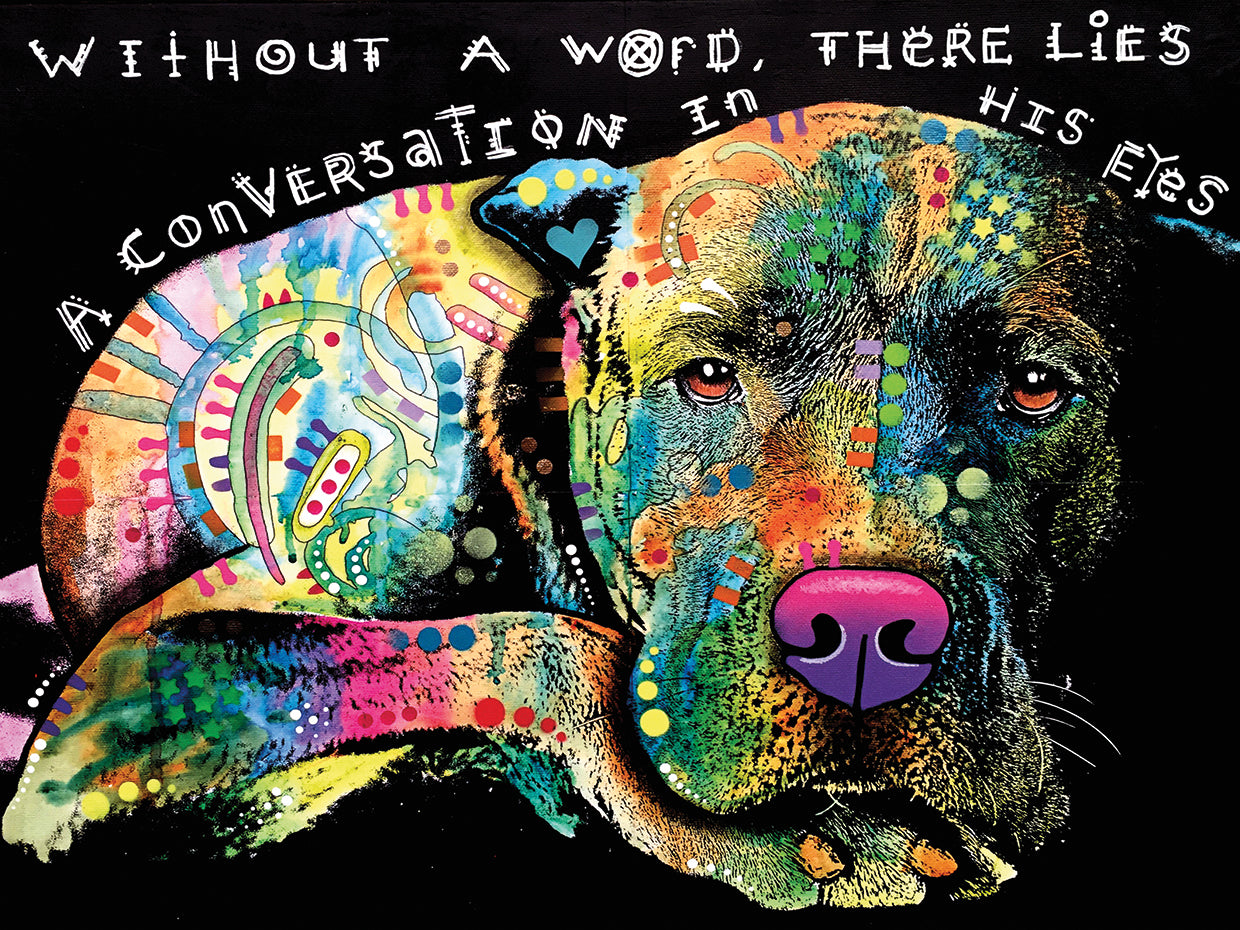 Without a Word - highest quality handcrafted wall art work on large canvas & framed canvas prints by Dean Russo 