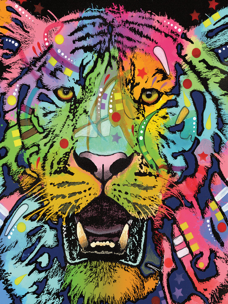 Wild - highest quality handcrafted wall art work on large canvas & framed canvas prints by Dean Russo 