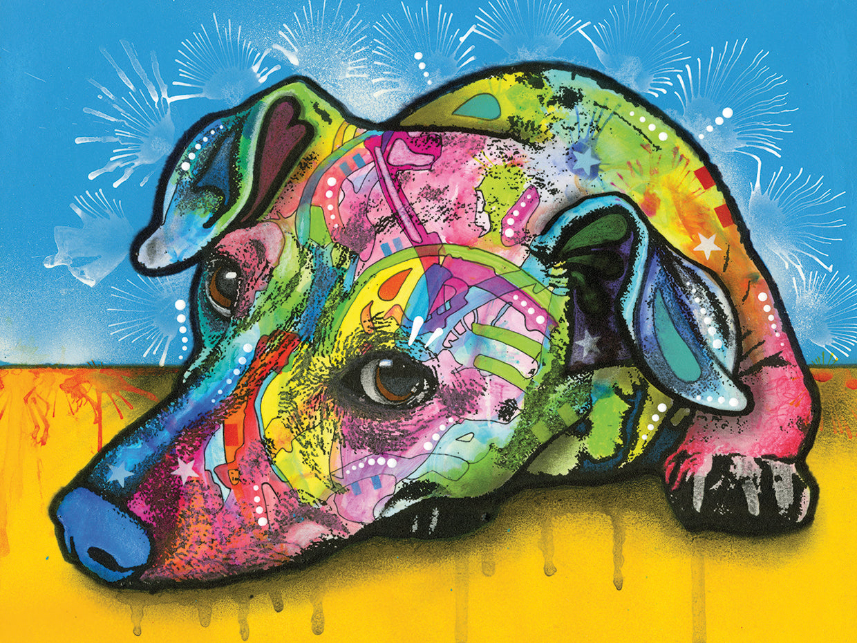 Im Waiting - highest quality handcrafted wall art work on large canvas & framed canvas prints by Dean Russo 