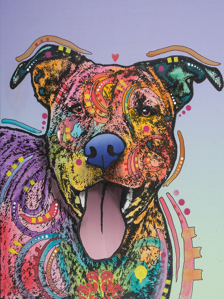 Zoey - highest quality handcrafted wall art work on large canvas & framed canvas prints by Dean Russo 