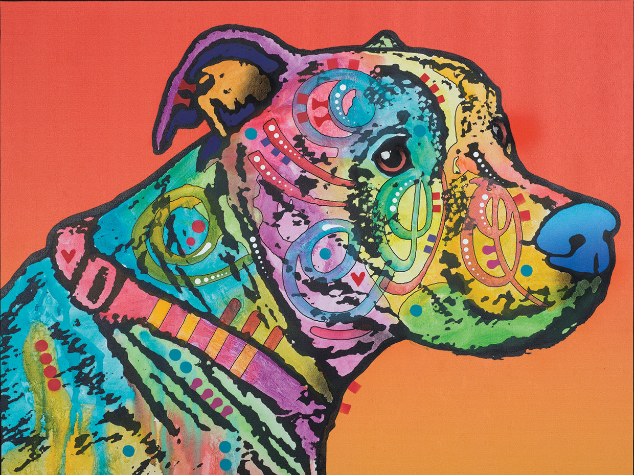 Hooch - highest quality handcrafted wall art work on large canvas & framed canvas prints by Dean Russo 