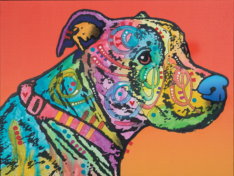 Hooch - highest quality handcrafted wall art work on large canvas & framed canvas prints by Dean Russo 