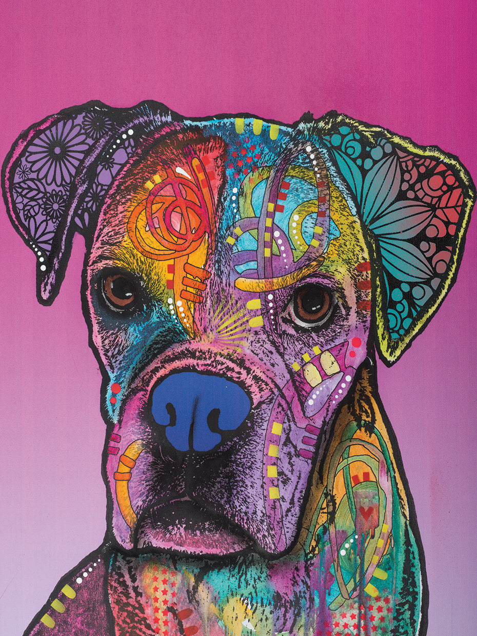 Gertie Custom 1 - highest quality handcrafted wall art work on large canvas & framed canvas prints by Dean Russo 