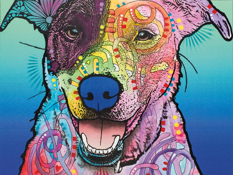 Matilda Custom3 - highest quality handcrafted wall art work on large canvas & framed canvas prints by Dean Russo 