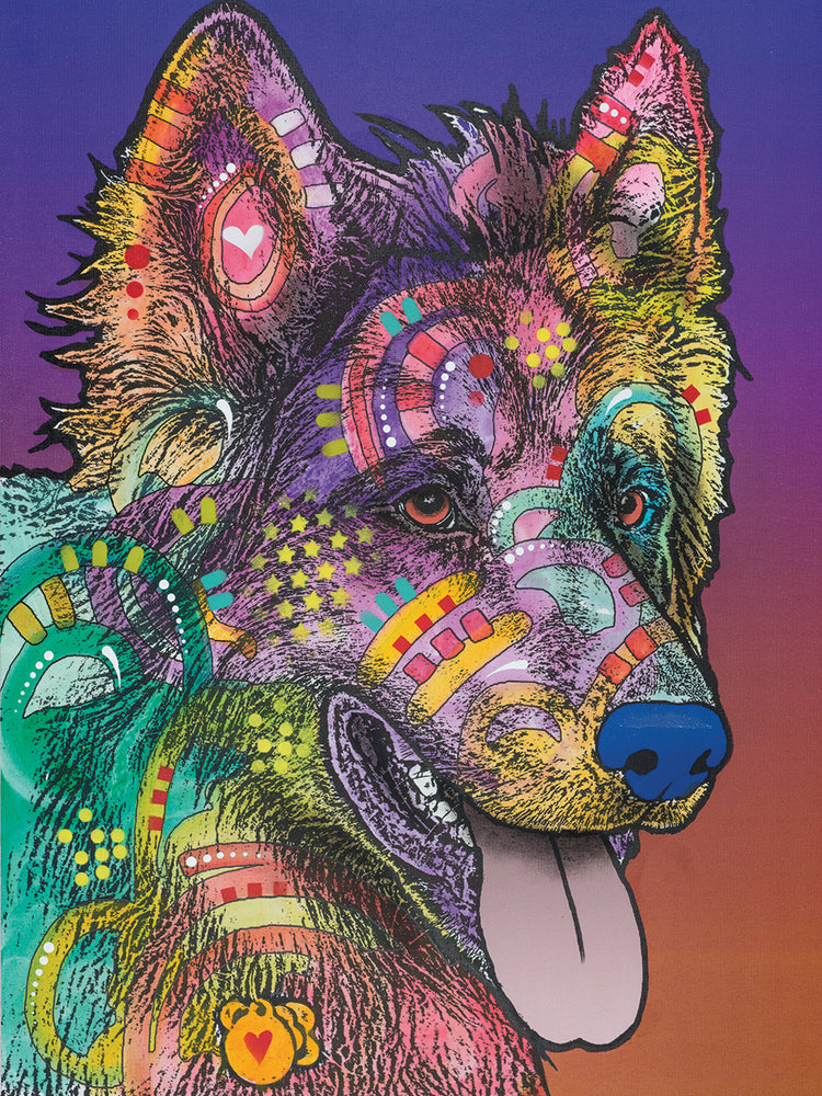 Keefer - highest quality handcrafted wall art work on large canvas & framed canvas prints by Dean Russo 