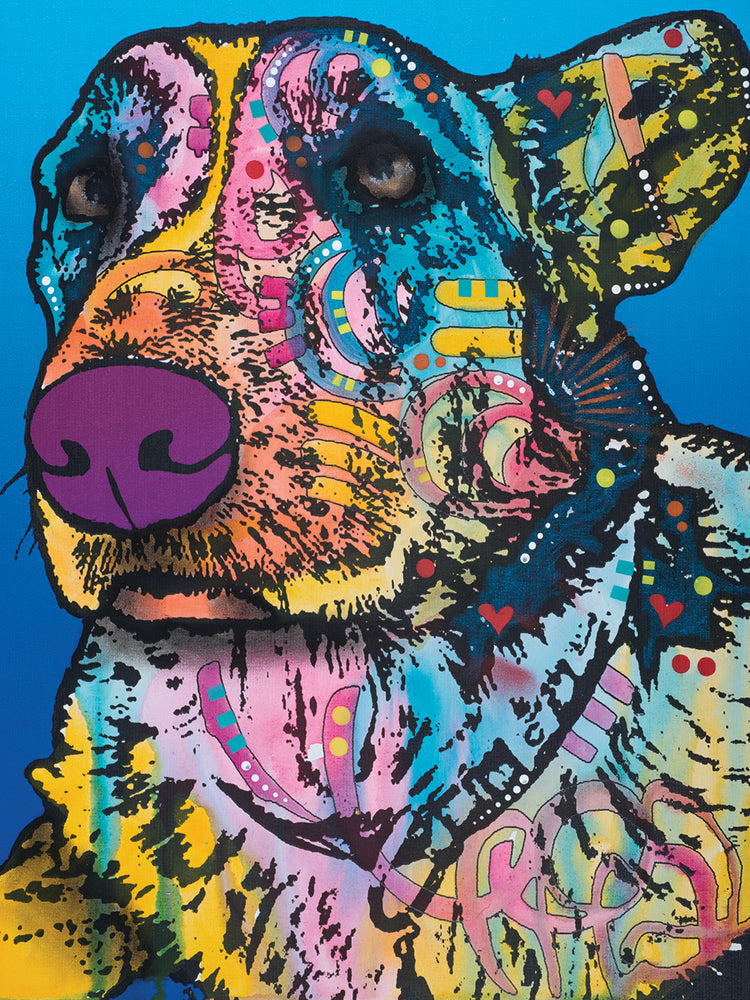 Walter 12 - highest quality handcrafted wall art work on large canvas & framed canvas prints by Dean Russo 