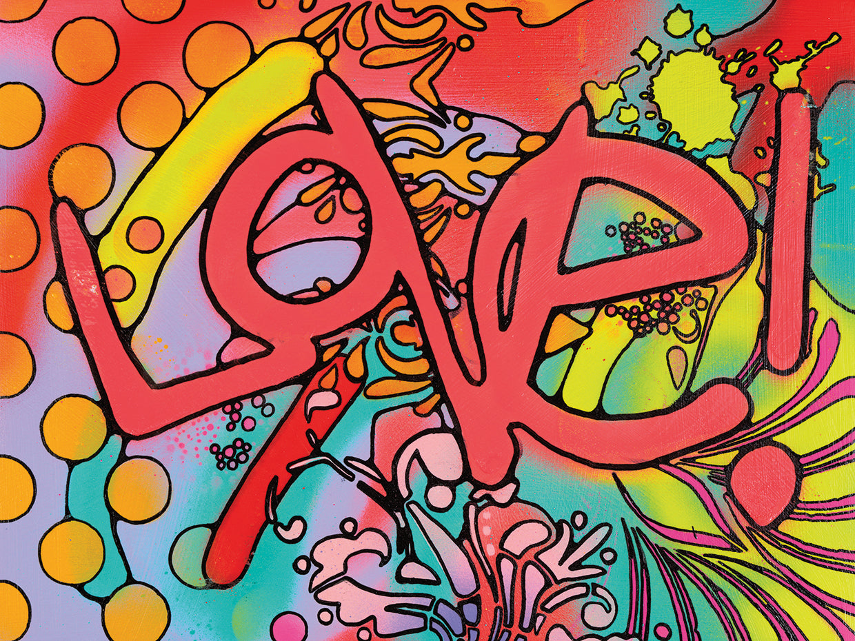 Love II - highest quality handcrafted wall art work on large canvas & framed canvas prints by Dean Russo 