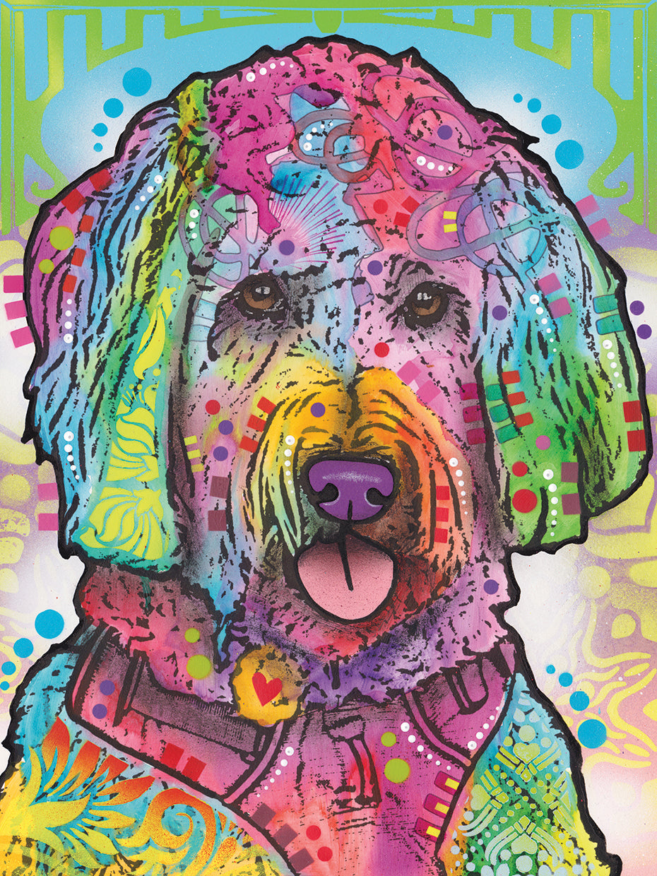 Layla - highest quality handcrafted wall art work on large canvas & framed canvas prints by Dean Russo 