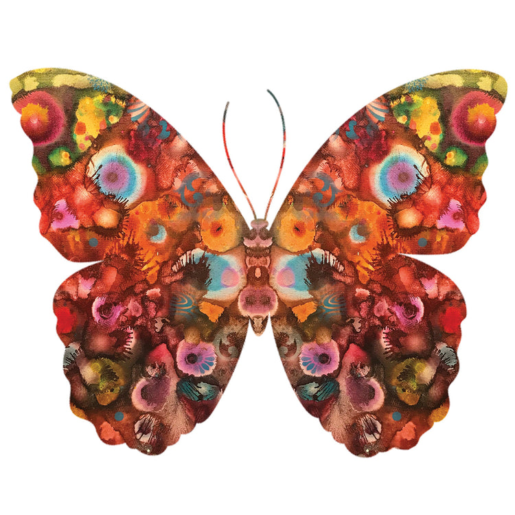 Kamasi Butterfly - highest quality handcrafted wall art work on large canvas & framed canvas prints by Dean Russo 