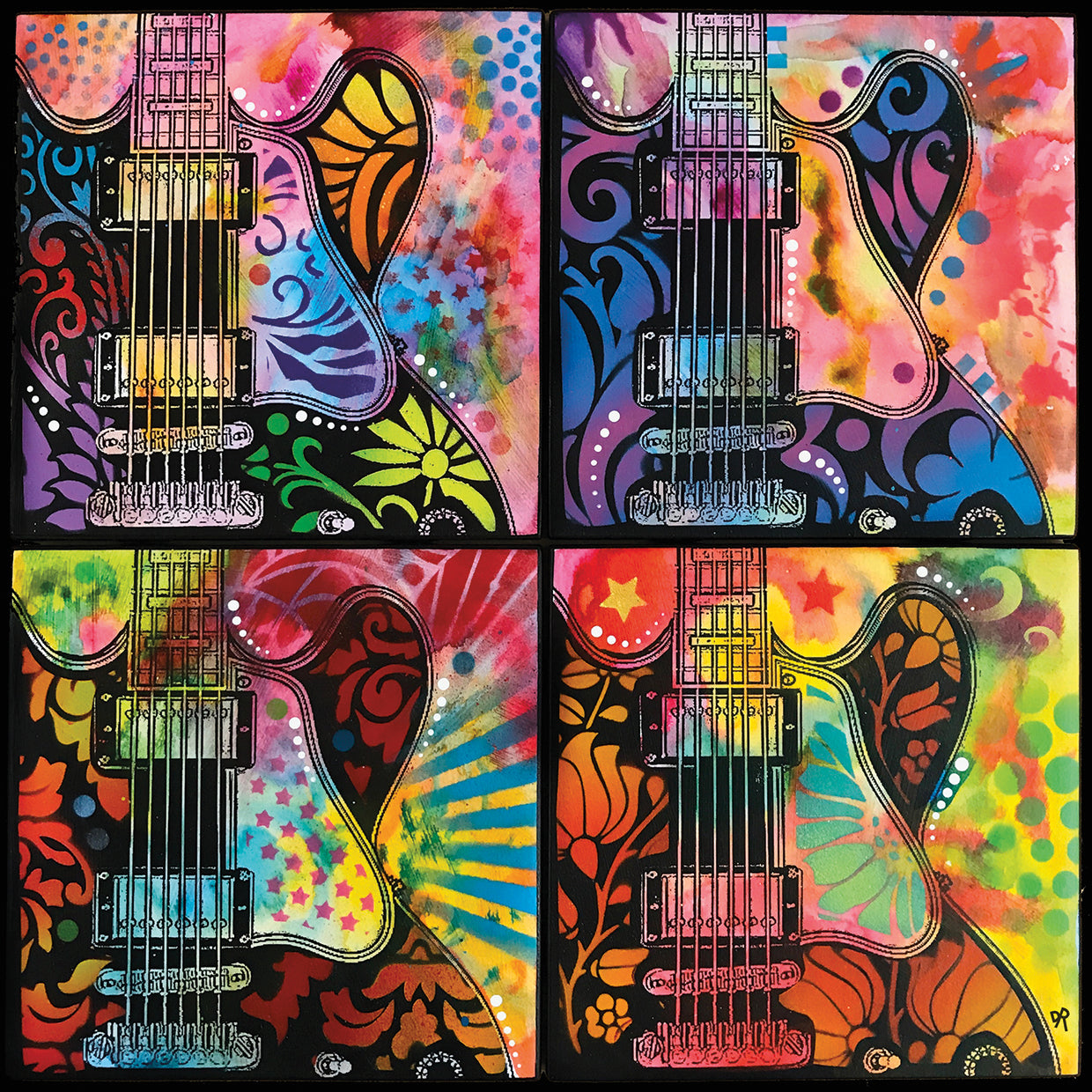 Lucille 4X - highest quality handcrafted wall art work on large canvas & framed canvas prints by Dean Russo 