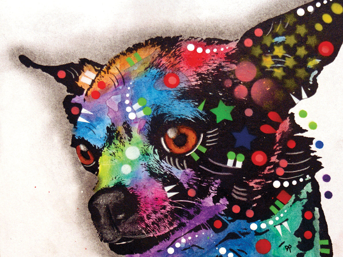 CHICHI - highest quality handcrafted wall art work on large canvas & framed canvas prints by Dean Russo 