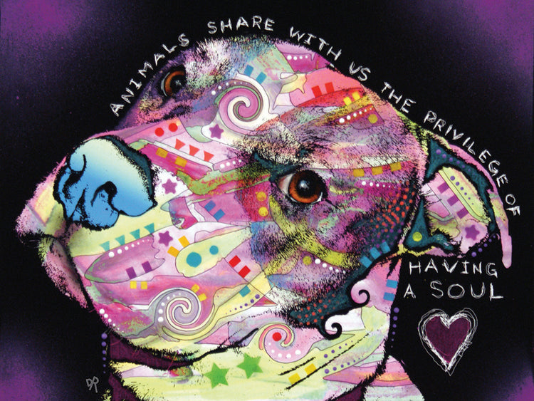 Soul - highest quality handcrafted wall art work on large canvas & framed canvas prints by Dean Russo 