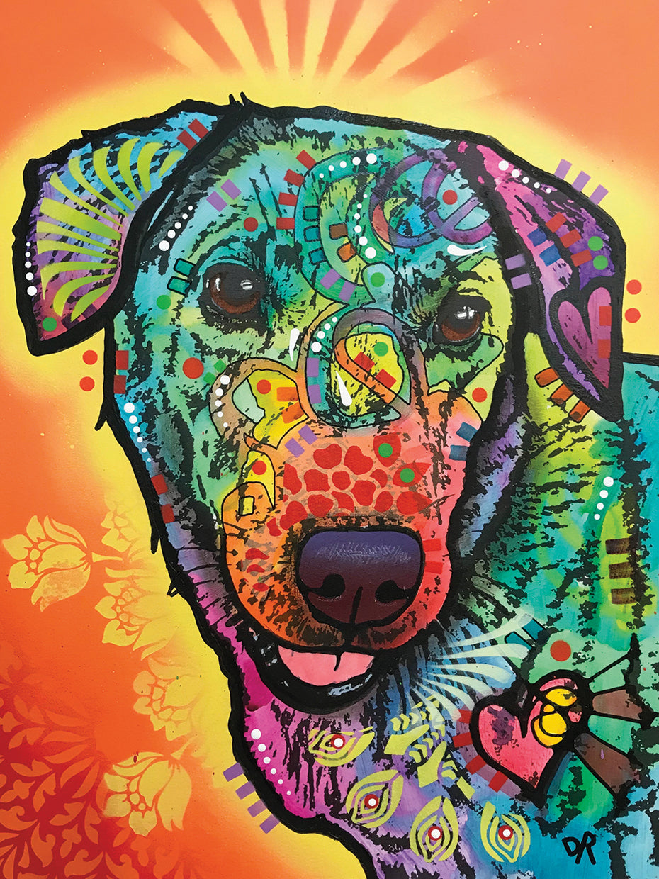 Rusty - highest quality handcrafted wall art work on large canvas & framed canvas prints by Dean Russo 