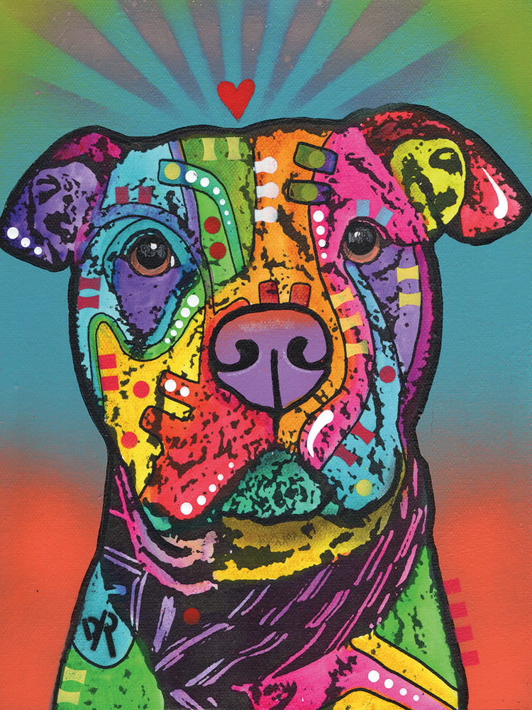 Jed - highest quality handcrafted wall art work on large canvas & framed canvas prints by Dean Russo 