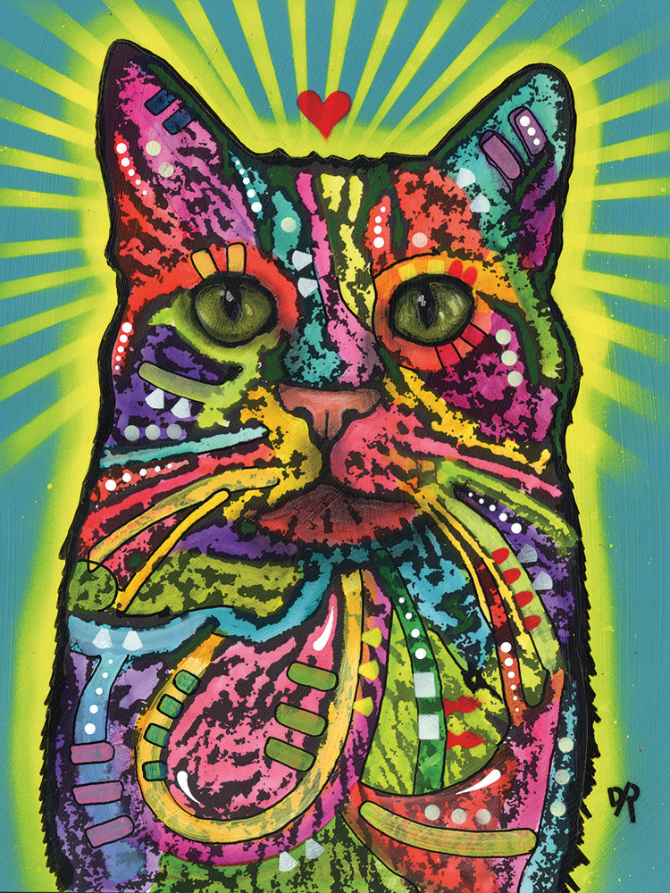 Jerry - highest quality handcrafted wall art work on large canvas & framed canvas prints by Dean Russo 