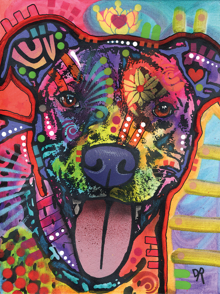 Lois - highest quality handcrafted wall art work on large canvas & framed canvas prints by Dean Russo 