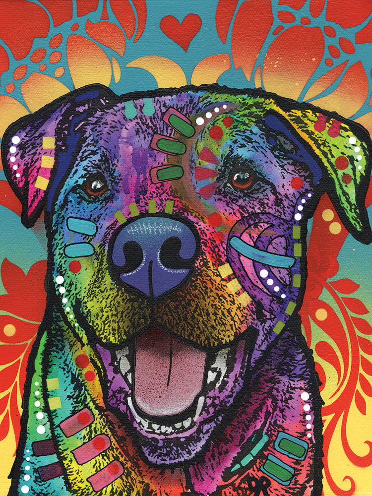 Patrick - highest quality handcrafted wall art work on large canvas & framed canvas prints by Dean Russo 